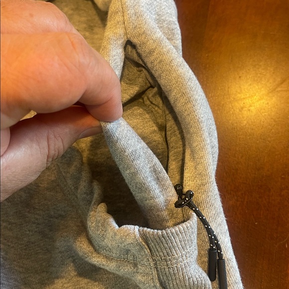 3212301 Gray Hoodie Sweatshirt Municipal thick material SZ S see measurements - Picture 7 of 8